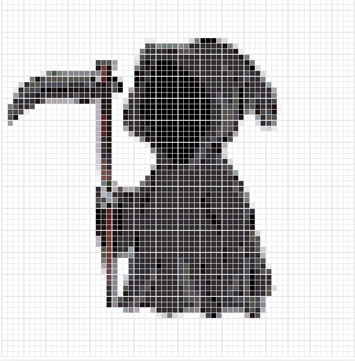 halloween ghost pixel beads 2