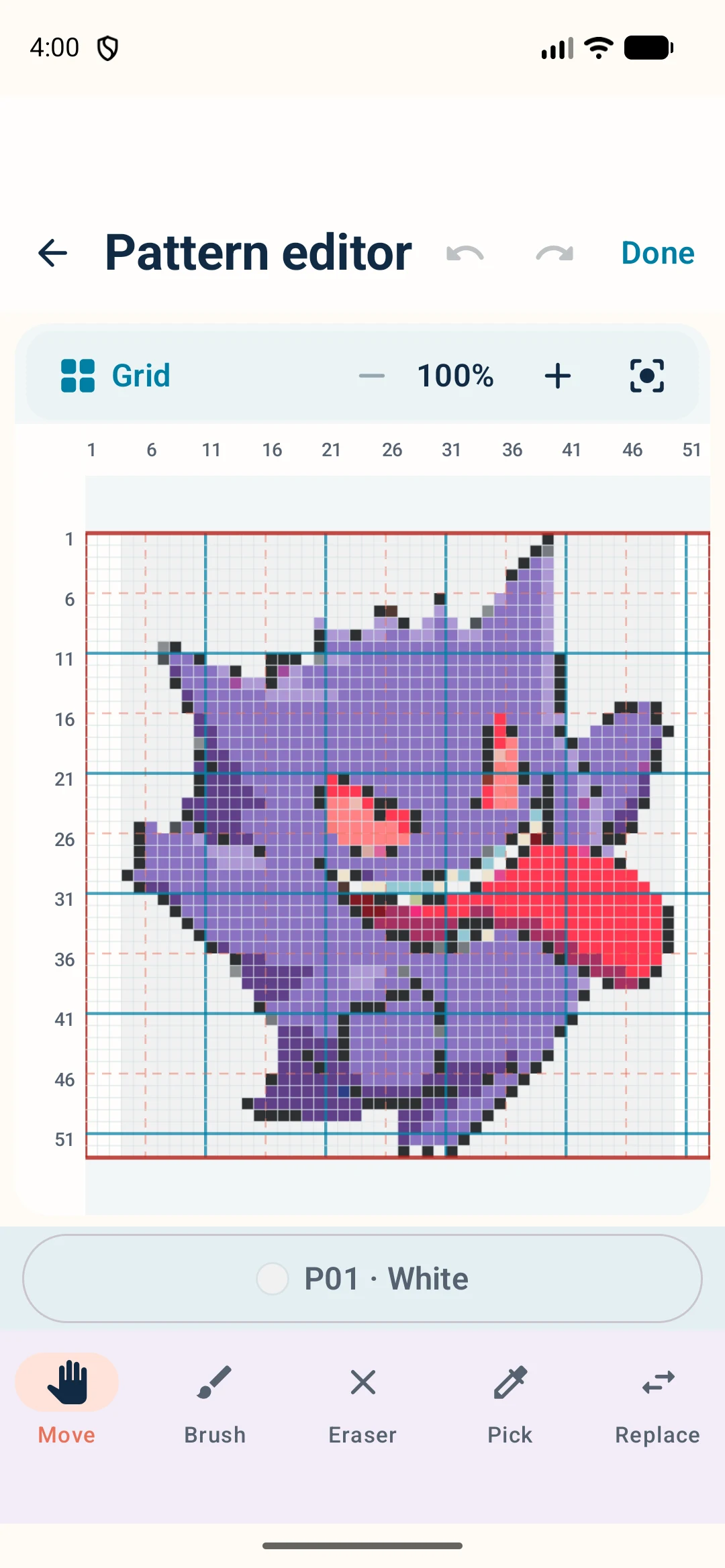 Pixel Beads Art Android pattern editor