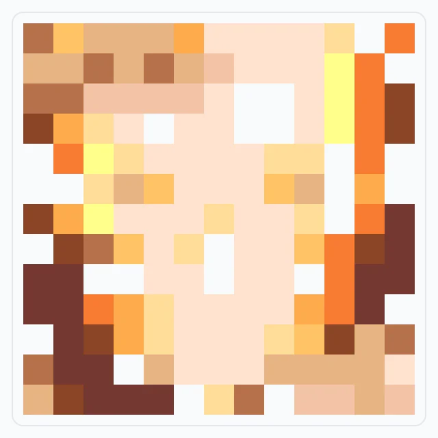 Mini Smile perler bead pattern